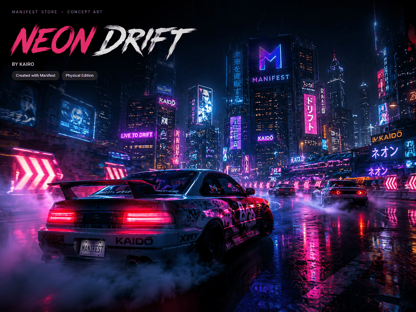 Neon Drift key art